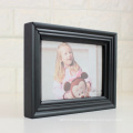 customized European high quality black 4*6 certificate wood photo picture frame